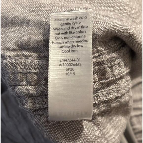 Athleta Women's 8 Cabo Linen Wide Leg Pant Pull On High Rise Relaxed Drawstring - Picture 7 of 13